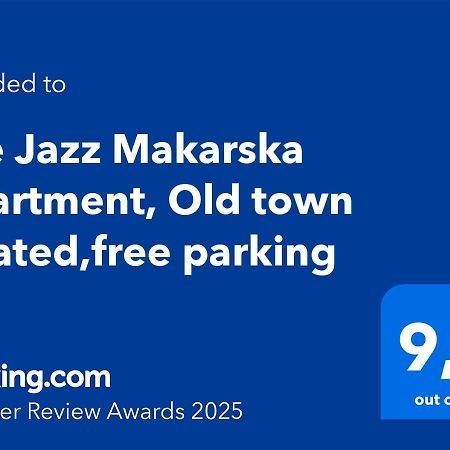The Jazz Makarska Apartment, Old Town Located,Free Parking Exterior foto